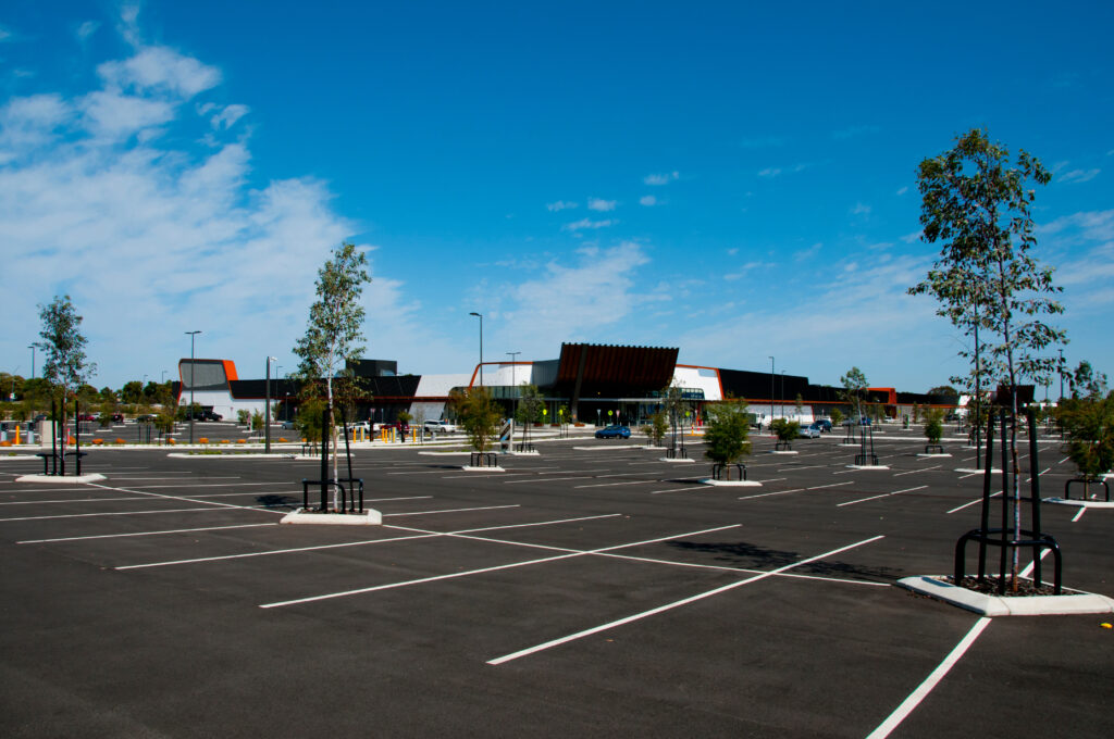 Shopping Mall Parking Lot